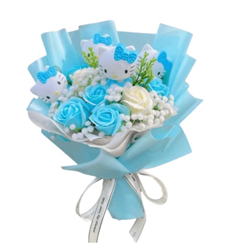 Sanrio Kawaii Hello Kitty Plush Toy Flower Bouquet