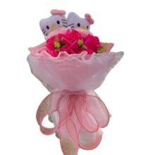 Sanrio Kawaii Hello Kitty Toy Plush Flower Bouquet Sanrio Kawaii Hello Kitty Toy Plush Flower Bouquet
