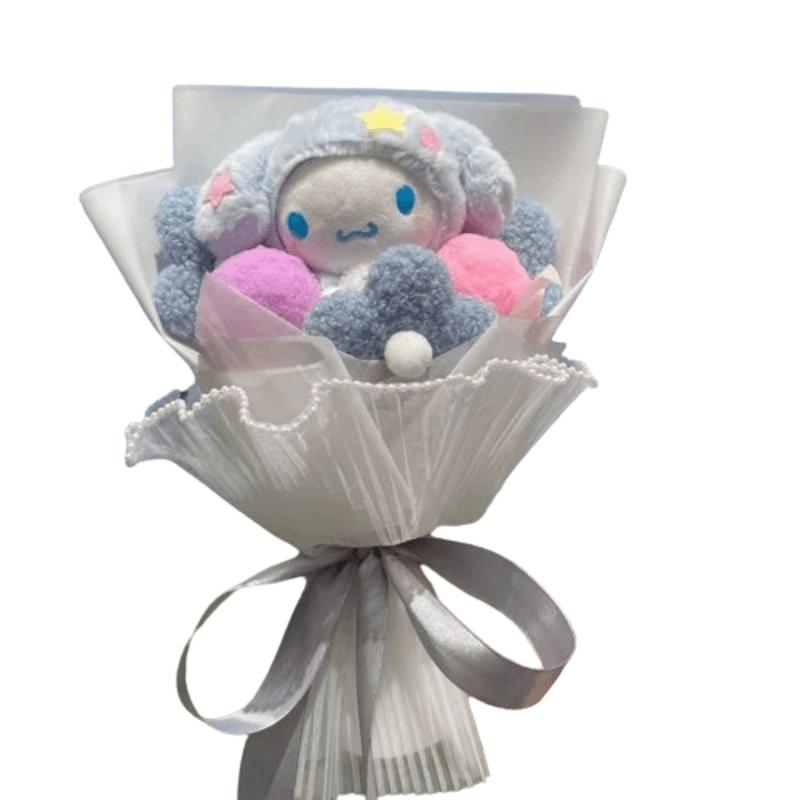 Kawaii Sanrio Cinnamoroll Toy Plush Flower Bouquet