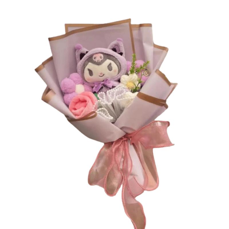 Kawaii Anime Kuromi Toy Plush Flower Bouquet Kawaii Anime Kuromi Toy Plush Flower Bouquet