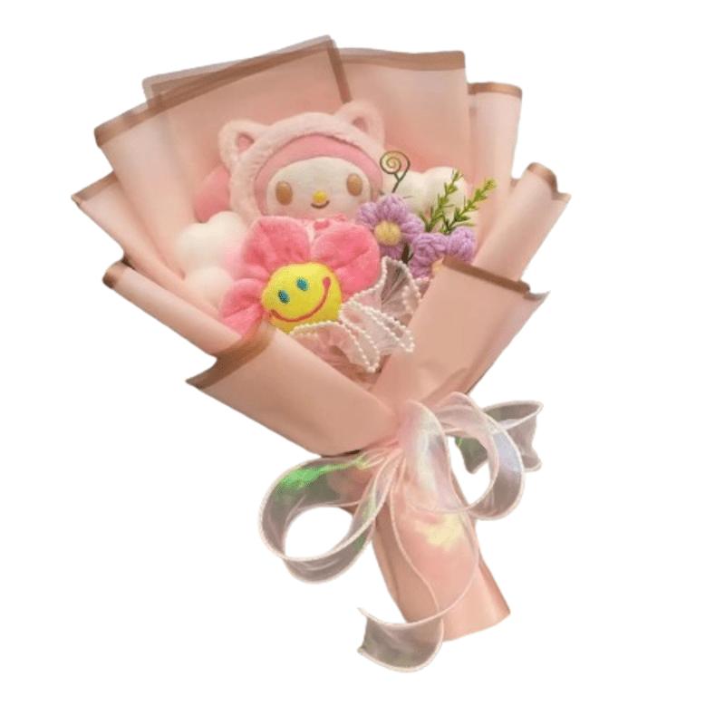Sanrio Kawaii My Melody Plush Toy Flower Bouquet