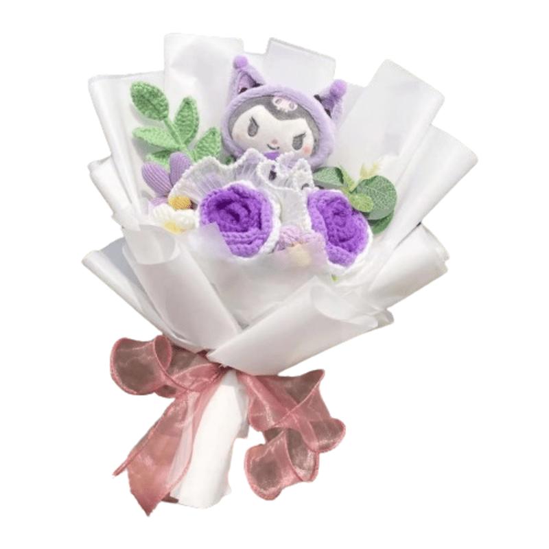 Anime Kawaii Kuromi Toy Plush Flower Bouquet