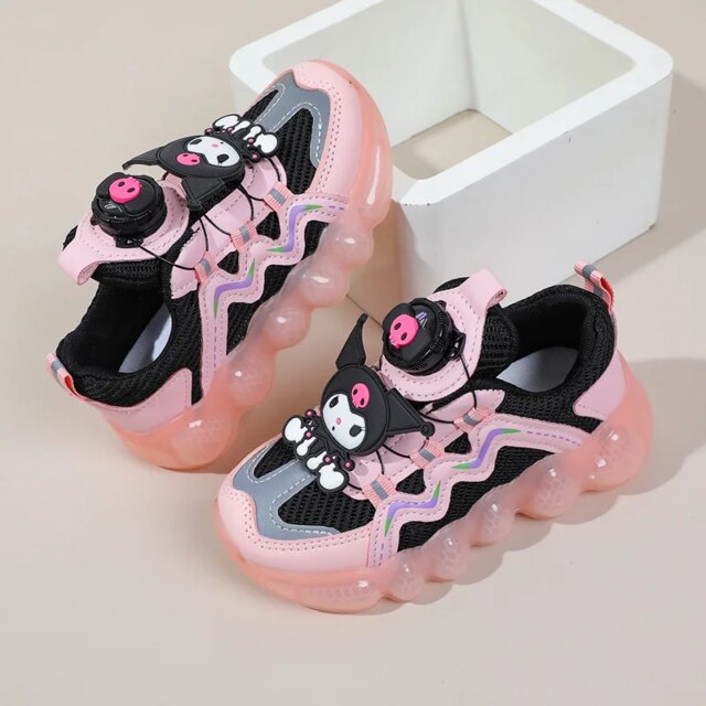 Kawaii Cartoon Kuromi Rubber Sneakers - KawaiiMerch.com