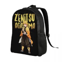 Customized Demon Slayer Kimetsu No Yaiba Backpacks Women Men Basic Bookbag for College School Zenitsu Agatsuma Bags Customized Demon Slayer Kimetsu No Yaiba Backpacks Women Men Basic Bookbag for College School Zenitsu Agatsuma Bags