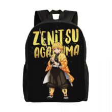 Kawaii Cartoon Demon Slayer Zenitsu Agatsuma Student Backpack Kawaii Cartoon Demon Slayer Zenitsu Agatsuma Student Backpack