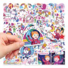 10/30/50PCS Cartoon Game Unicorn A for Adley Stickers DIY Phone Laptop Luggage Skateboard Graffiti Decals Fun for Kid Gift 10/30/50PCS Cartoon Game Unicorn A for Adley Stickers DIY Phone Laptop Luggage Skateboard Graffiti Decals Fun for Kid Gift