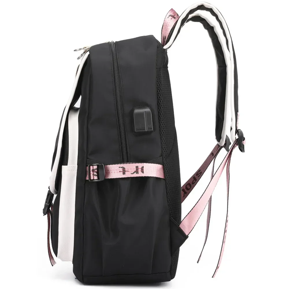 Kawaii Jurassic Park School Bag With USB Port