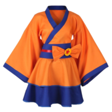 Kawaii Cartoon Dragon Ball Son Goku Z Lolita Halloween Cosplay Costume Kawaii Cartoon Dragon Ball Son Goku Z Lolita Halloween Cosplay Costume