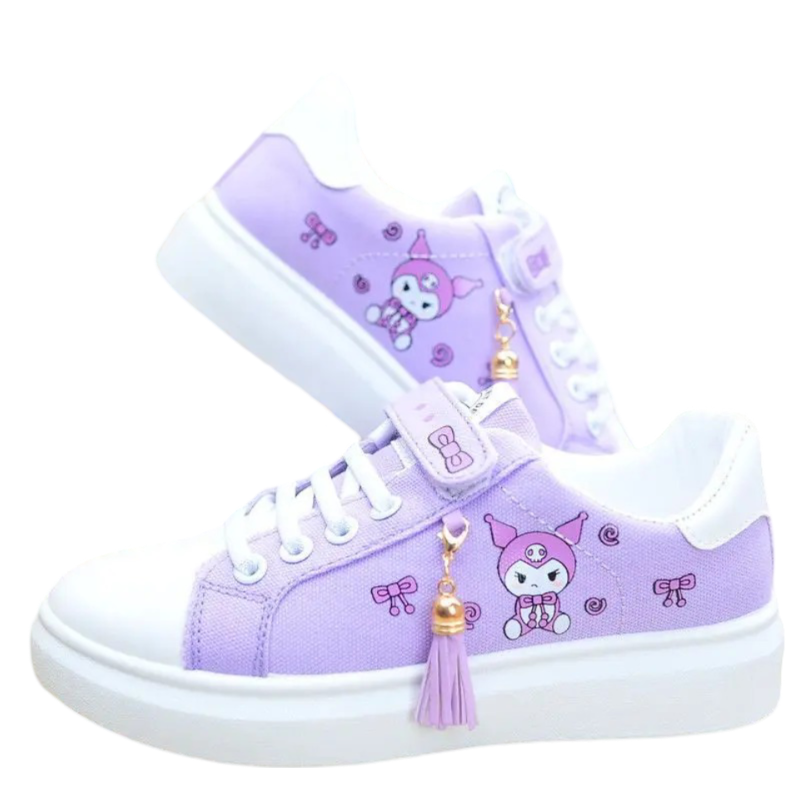 Sanrio Kawaii Kuromi Breathable Canvas Shoes