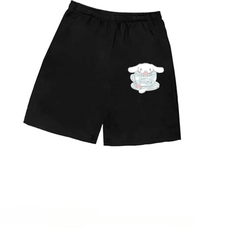 Cartoon Kawaii Cinnamoroll Printed T-Shirt Set