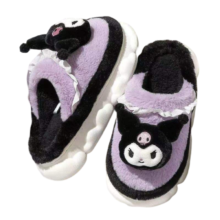 Kawaii Sanrio Kuromi Cotton Fuzzy Slipper Kawaii Sanrio Kuromi Cotton Fuzzy Slipper