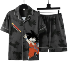 Kawaii Cartoon Dragon Ball Goku Cotton Pajama Set Kawaii Cartoon Dragon Ball Goku Cotton Pajama Set