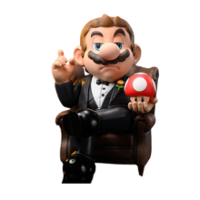 Kawaii Anime Super Mario Godfather Action Figure Toy Kawaii Anime Super Mario Godfather Action Figure Toy