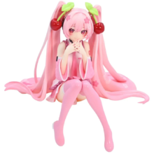 Kawaii Anime Hatsune Miku Pink Dress Action Toy Kawaii Anime Hatsune Miku Pink Dress Action Toy