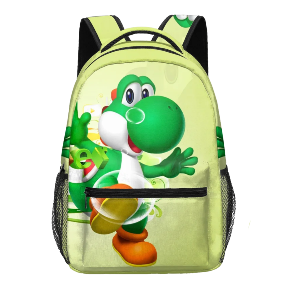 Kawaii Cartoon Yoshi Dinosaur Travel Backpack