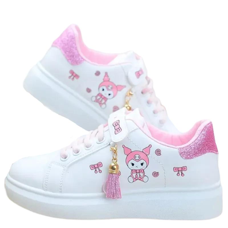 Kawaii Cartoon Kuromi Children Autumn Shoes