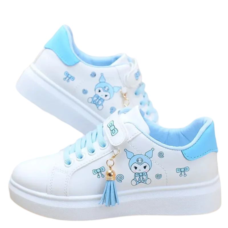 Kawaii Cartoon Kuromi Children Autumn Shoes