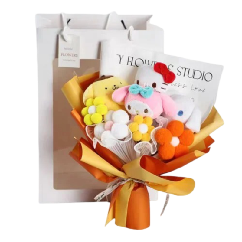 Sanrio Anime Character Kawaii Plush Toy Bouquet