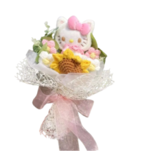 Kawaii Hello Kitty Plush Toy Flower Bouquet Kawaii Hello Kitty Plush Toy Flower Bouquet