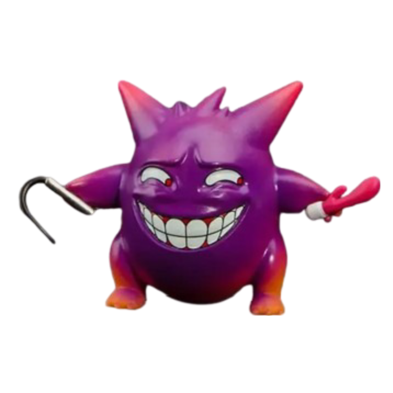 Kawaii Cartoon Pokemon Gengar Funny Freak Toy 