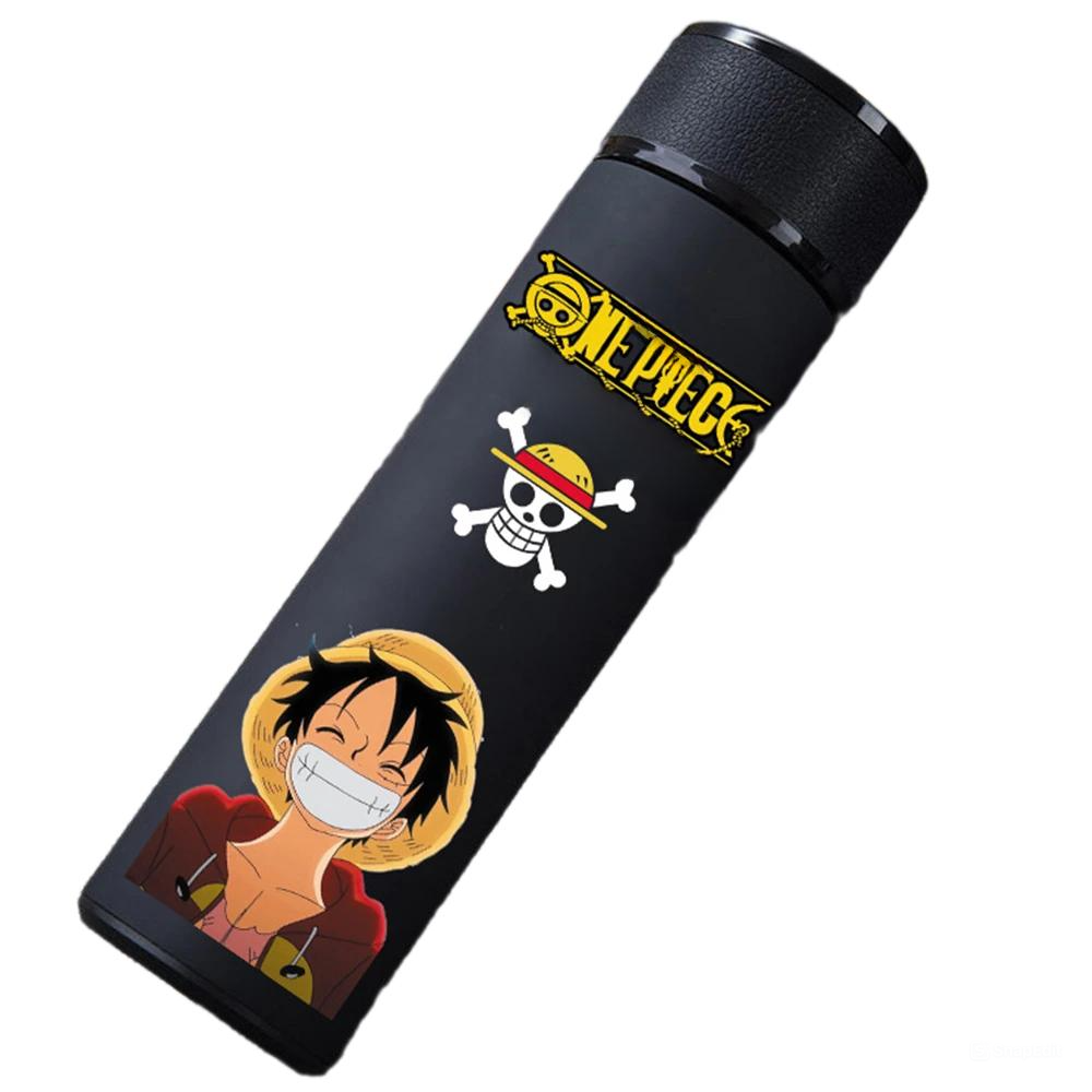 Kawaii Anime One Piece Monkey D. Luffy Stainless Steel Thermos Water Bottle Kawaii Anime One Piece Monkey D. Luffy Stainless Steel Thermos Water Bottle