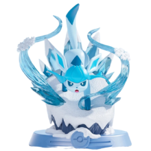 Kawaii Cartoon Pokemon Glaceon Figure Ornament Kawaii Cartoon Pokemon Glaceon Figure Ornament