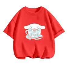 2024 New MINISO Cinnamoroll T-shirt Children’s Clothing Girls Summer Boys Short-sleeved Sanrio Cartoon T-shirt Baby Trucksuit 2024 New MINISO Cinnamoroll T-shirt Children's Clothing Girls Summer Boys Short-sleeved Sanrio Cartoon T-shirt Baby Trucksuit