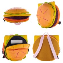 Stylish Hamburger Daypack Laptop Storage Zipper Portable Casual Tote PU Cheeseburger Backpack for Unisex Travel Outdoor Vacation Stylish Hamburger Daypack Laptop Storage Zipper Portable Casual Tote PU Cheeseburger Backpack for Unisex Travel Outdoor Vacation