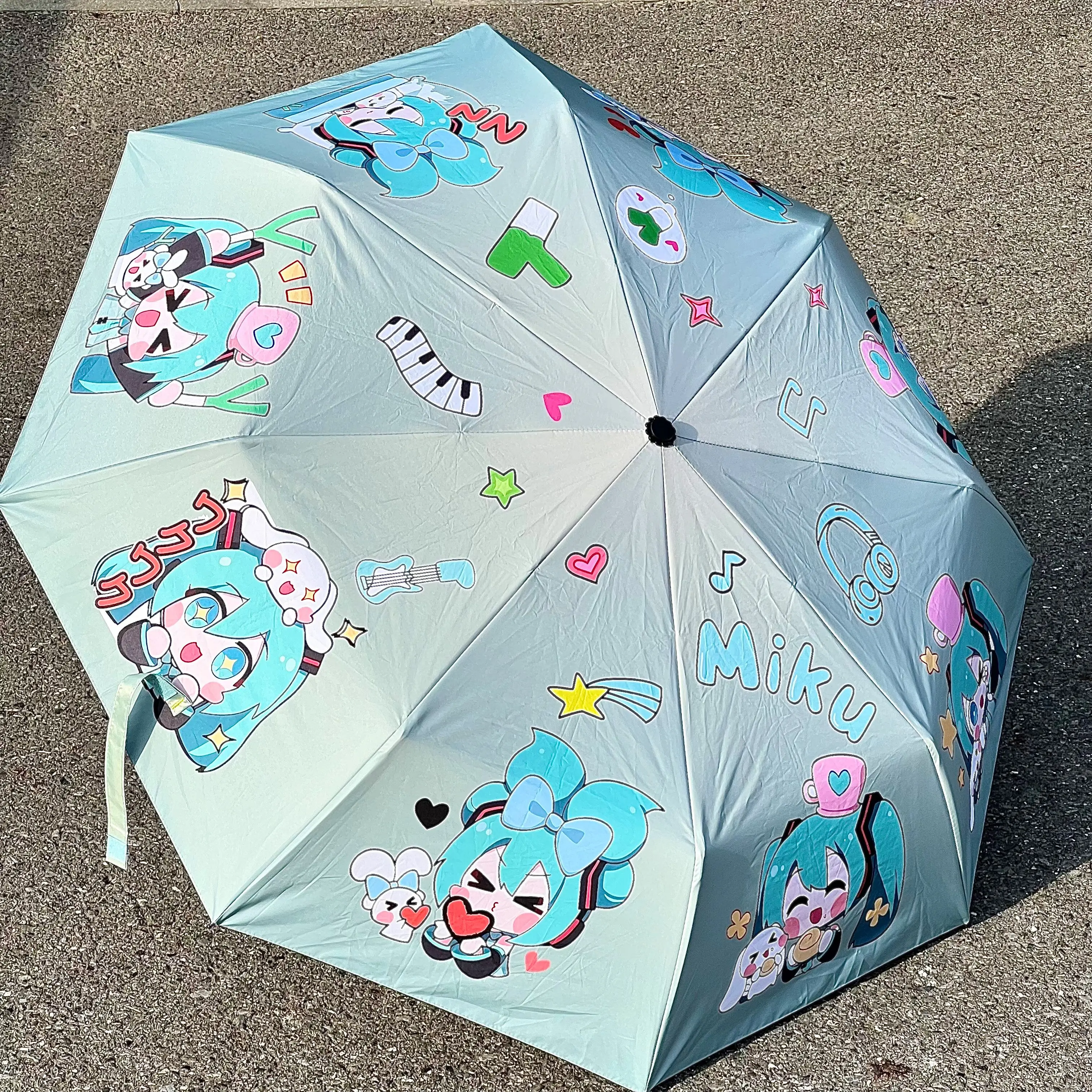 Kawaii Anime Hatsune Miku Printing Automatic Umbrella 