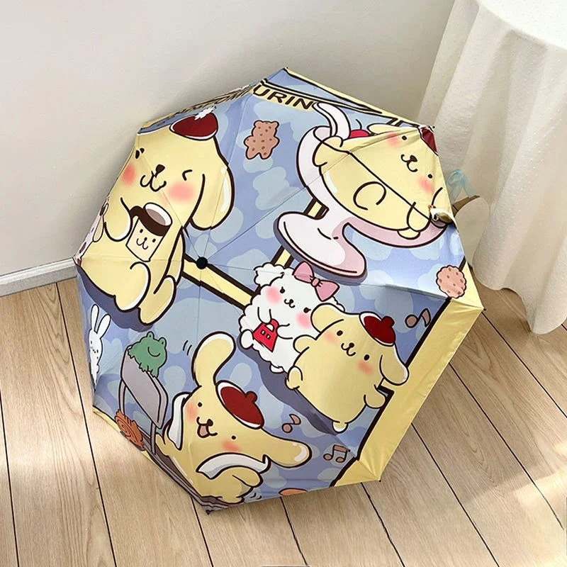 Sanrio Kawaii Pompompurin Printed Umbrella 