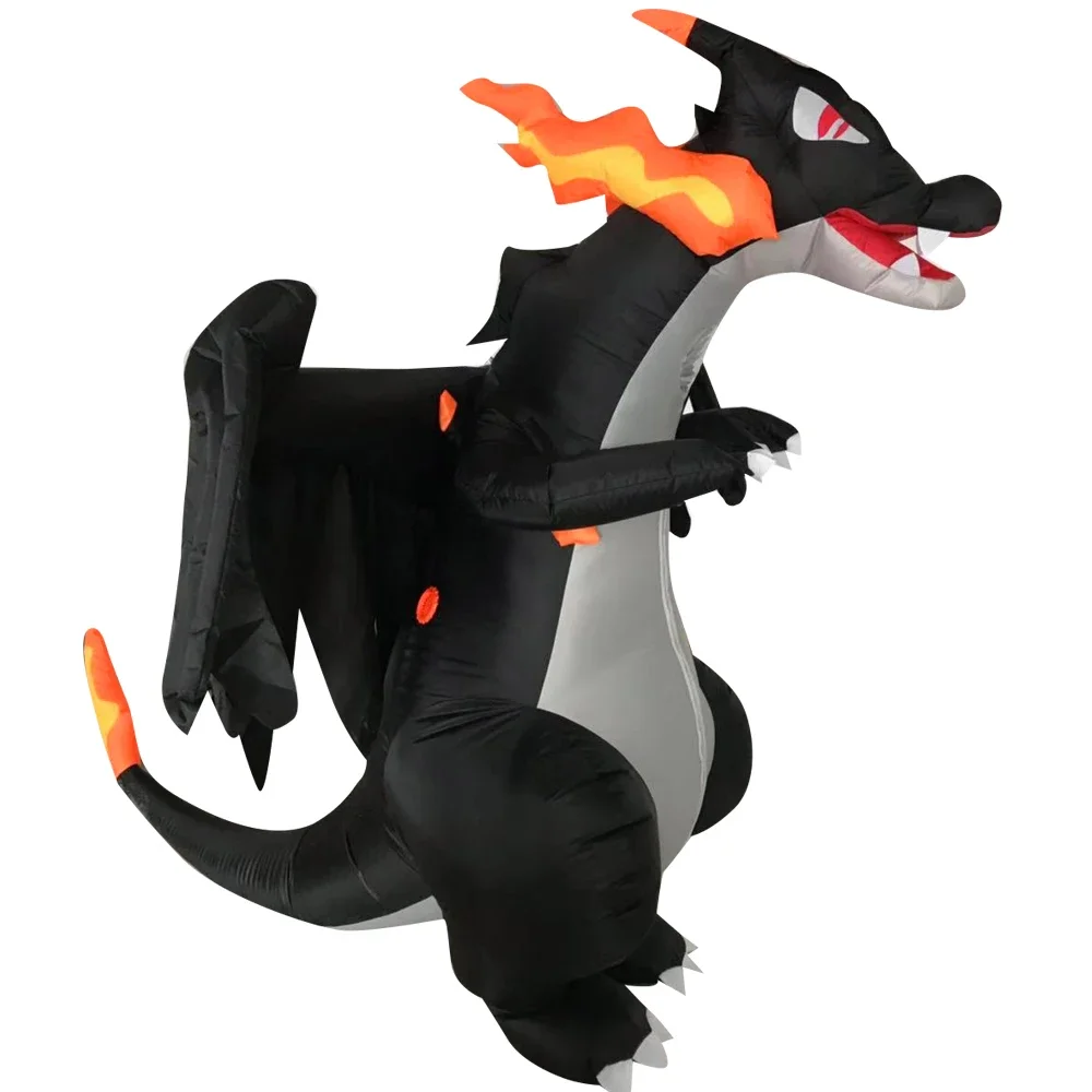 Kawaii Halloween Fire Breathing Dragon Inflatable Costume 
