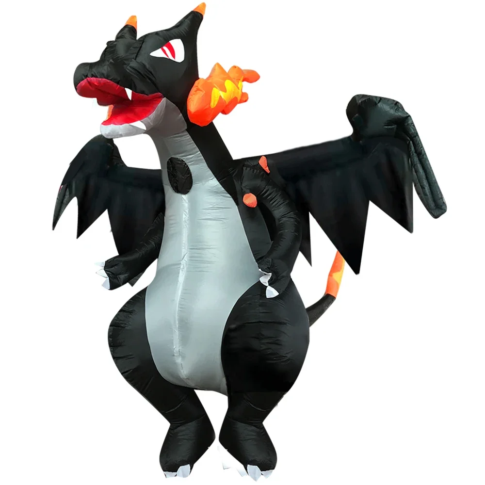 Kawaii Halloween Fire Breathing Dragon Inflatable Costume 