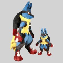 130/70cm Pokemon Lucario Plush Toys Anime Doll Cute Ornament Pokémon Collection Stuffed Plushie Pillow Children Xmas Gift Toy 130/70cm Pokemon Lucario Plush Toys Anime Doll Cute Ornament Pokémon Collection Stuffed Plushie Pillow Children Xmas Gift Toy
