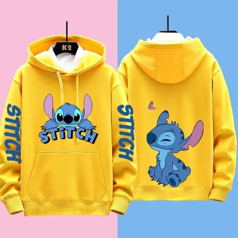 Anime Kawaii Stitch Printed Winter Hoodie 
