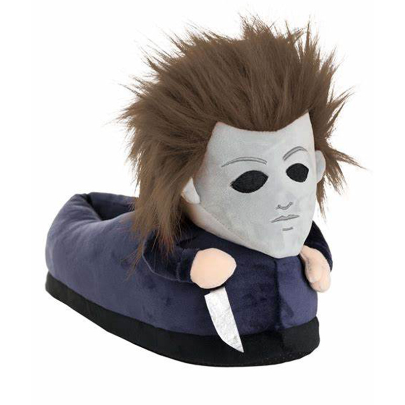 Kawaii Cartoon Halloween Michael Myers Plush Slipper