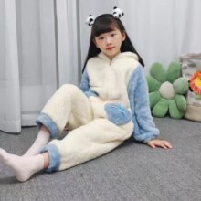 Sanrio Plush Cinnamoroll Winter Flannel Kids Rompers Girl Boy Toddler Jumpsuit Infant Clothes Pyjamas Girl Overalls Gifts Sanrio Plush Cinnamoroll Winter Flannel Kids Rompers Girl Boy Toddler Jumpsuit Infant Clothes Pyjamas Girl Overalls Gifts
