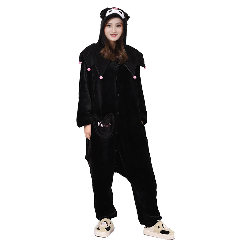 Kawaii Sanrio Christmas Kuromi Kigurumi Onesie Pajamas