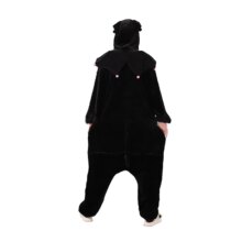 Kuromi Cosplay Costume Women Kigurumi Pajamas Cartoon Onesies Christmas One-Piece Overall Flannel Homewear Holiday Party Gift Kuromi Cosplay Costume Women Kigurumi Pajamas Cartoon Onesies Christmas One-Piece Overall Flannel Homewear Holiday Party Gift