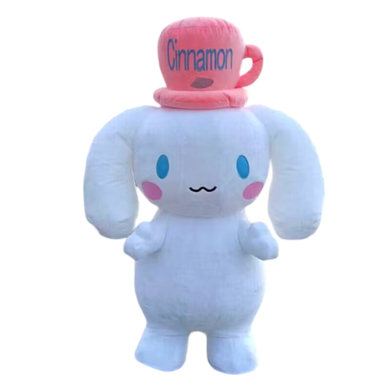 Kawaii Cartoon Cinnamoroll Inflatable Mascot Cosplay Costume