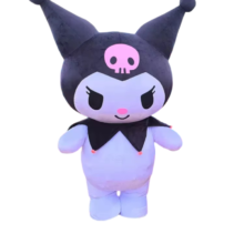 Kawaii Cartoon Kuromi Inflatable Mascot Cosplay Costume Kawaii Cartoon Kuromi Inflatable Mascot Cosplay Costume