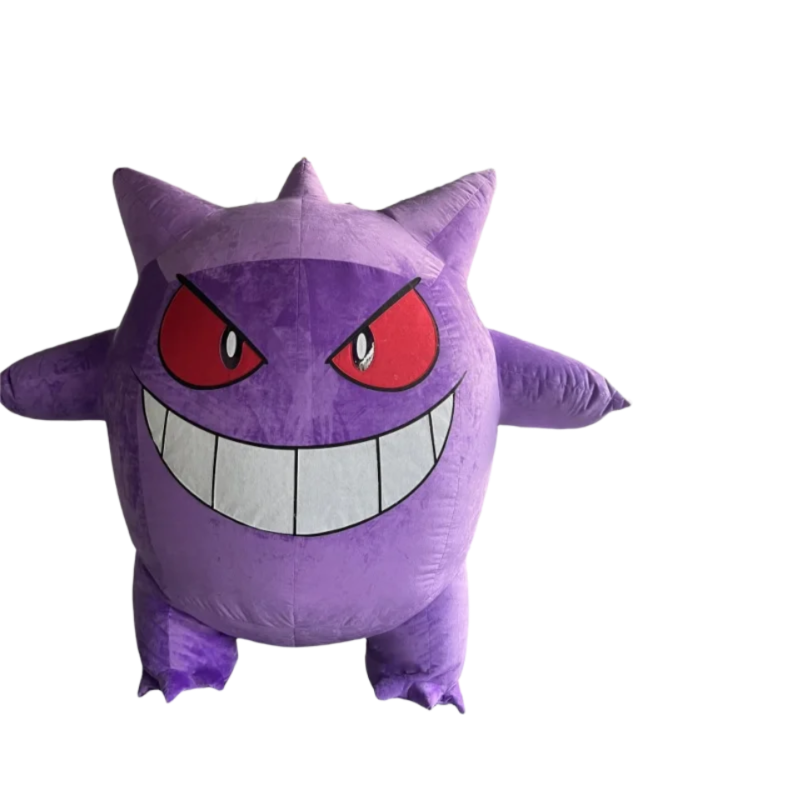 Cartoon Kawaii Pokemon Gengar Inflatable Mascot Cosplay Costume