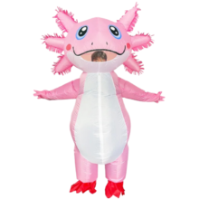 Halloween Kawaii Pink Axolotl Inflatable Costume Halloween Kawaii Pink Axolotl Inflatable Costume