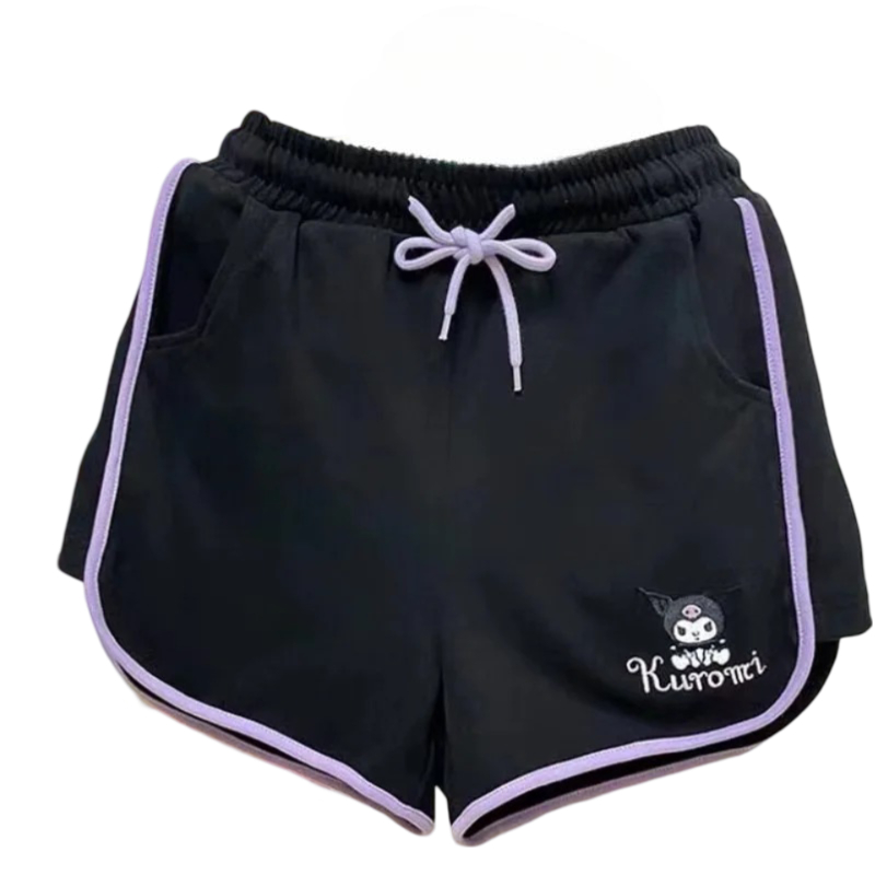 Sanrio Kawaii Kuromi Sports Shorts