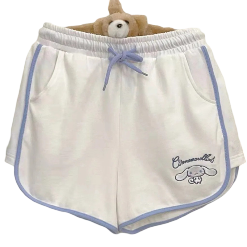 Sanrio Kawaii Cinnamoroll Sports Shorts