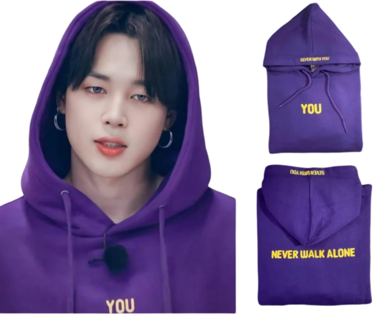Kawaii BTS Jimin With You Printed Hoodie