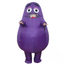 Halloween Kawaii Grimace Mascot Inflatable Costume Halloween Kawaii Grimace Mascot Inflatable Costume