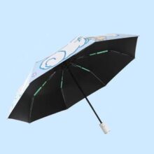 Sanrio Umbrella Sunscreen UV Protection Sunny And Rainy Dual-use Cinnamoroll Folding Automatic Black Coating Bumper Cloth Gifts Sanrio Umbrella Sunscreen UV Protection Sunny And Rainy Dual-use Cinnamoroll Folding Automatic Black Coating Bumper Cloth Gifts