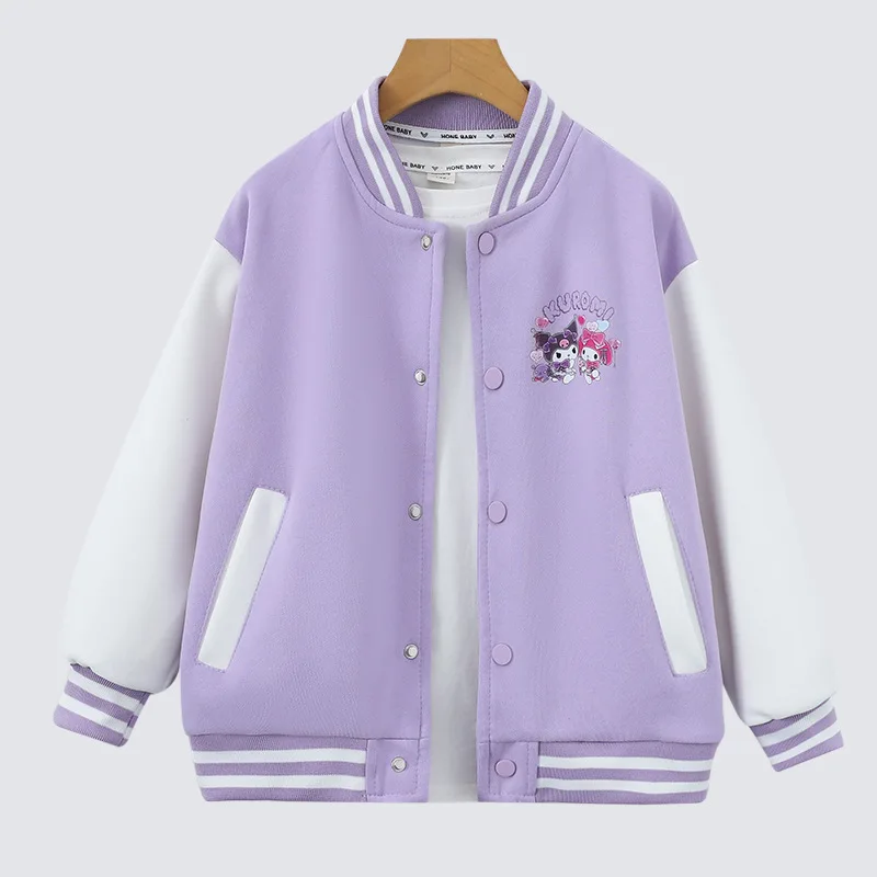 Kawaii Sanrio Cartoon Kuromi Printed Jacket 