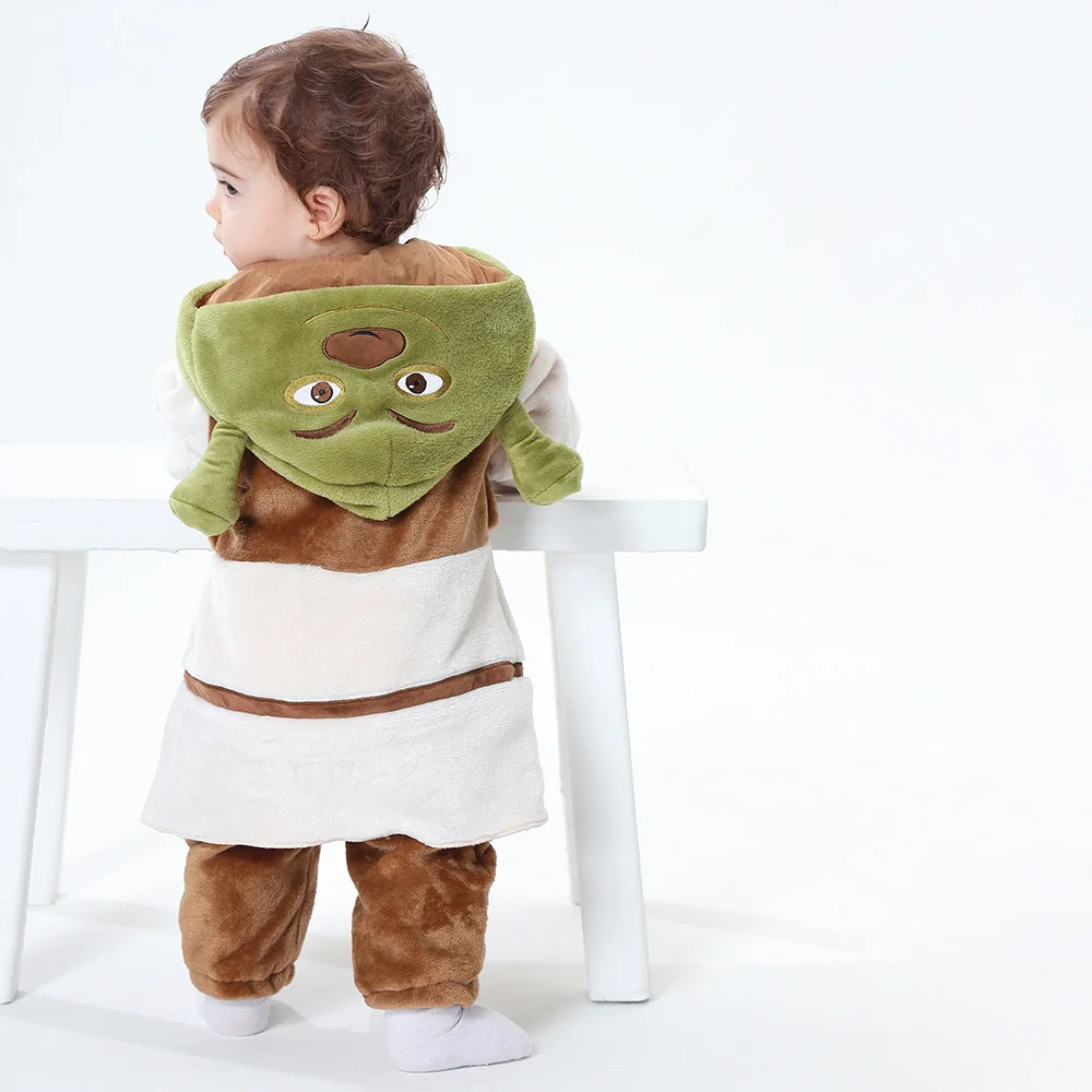Kawaii Halloween Shrek Baby Kigurumi Onesie Jumpsuit 