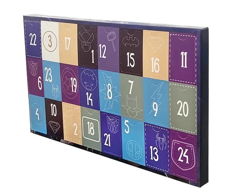 24 Pcs Kawaii Christmas Marvel Avengers Advent Calendar Box 